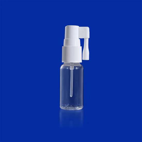 Spray à brume fine avec bouteille en PET pour pulvérisations orales, faciales et pour les pieds
